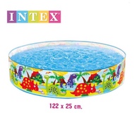 pool สระน้ำเป่าลม สระน้ำเด็ก สระน้ำ สระขอบตั้ง ลายไดโนเสา INTEX 5ฟุต สระน้ำเป่าลมขนาดใหญ่