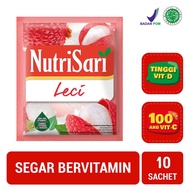 Minuman Serbuk Rasa Buah Nutrisari Renceng Anggur Hijau Apple Blackcurrant Lychee Lemon Tea Blewah C