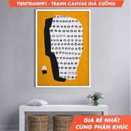 Wall painting, Abstract African Warm, Nomad Tribal Abstraction, African Dots Pattern, Ethnic Figurat