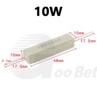5W 10W 20W Cement Resistor Chalk Resistor Perintang Kapur 5 Watt 10 Watt 20 Watt 1 10 100 1k 10k 100
