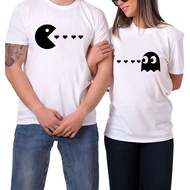 Laval Premium Matching Couples Shirts Pacman His and Her Shirt Set for Men Women T-Shirt