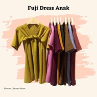 Kuke Fuji Est Children's Daster. 1-11 Years Crinkle Airflow Children's Dress Jh85