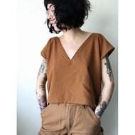 Crop Top | Deep V Top Women | YTTA