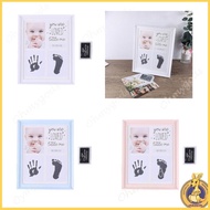 OMG* Footprint Picture Frame for Newborn Photo Frame Nursery Table Decor Footprint Handprint Keepsak