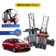 2PCS *1 Year Warranty* Kia Forte Mini 1:1 Car LED Headlight Headlamp Foglight 4300K/6000K H1 H7 H8/H