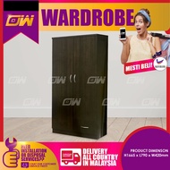 2.5 Feet Swing Door Wardrobe / Wardrobe with Large hanging space / Almari baju / Pintu Kaca / Almari Baju Kayu / Berlaci