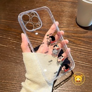Crayon Shin-chan Casing For Redmi Turbo 5 Max 4 3 Y3 Y2 Y1 A5 A4 5G A3X A3 A2 A1 Plus 8 8A 7 7A 6 Pr