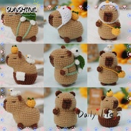 1SUNSHINE Crochet Stuffed Animal Kit, with Crochet Hooks Beginner Capybara DIY Crochet Kit, Guinea P