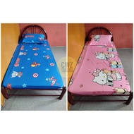 CADAR SINGLE @ QUEEN QUEEN kain cotton 100% + GETAH TEBAL