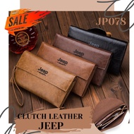 LOKAL Men's and Women's Clutch Simple large wallet Korean Style PU Leather Multifunctional P1N0 Casu