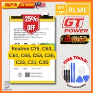 Compatible With Realme C75 C63 C61 C55 C53 C35 C33 C31 C30 Battery Replacement Bateri Ganti Free Too