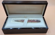 復活節大減價!全球唯一支  Dunhill Pure Silver 925 Cap type Ballpoint Pen (全套連盒) Vintage Super Rare 筆蓋有雪茄 Cutter