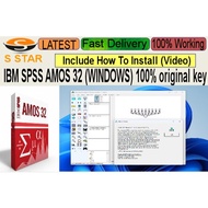 IBM SPSS AMOS 32 (WINDOWS) 100% original key