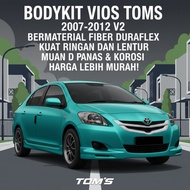 0% installment bodykit vios toms gen2 body kit vios 2007-2012