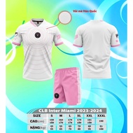 M011 - White MIAMI INTER Club Interm Soccer T-Shirt 2024 - White MIAMI INTER Club T-Shirt 2024