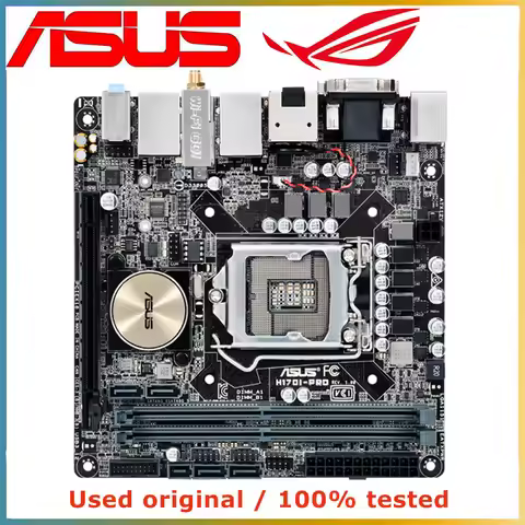 For ASUS H170I-PRO Motherboard H170 H170i LGA1151 Mini ITX DDR4 Max 64GB M.2 For Intel 6th 7th Gen C