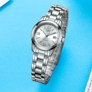 Casio | นาฬิกาข้อมือผู้หญิง ดีไซน์มินิมอล รุ่นกันน้ำ สายสแตนเลส รุ่น LTP-1241D-4A