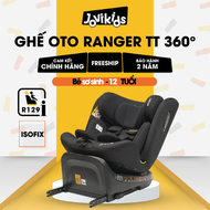 Ghế Ô Tô Jovikids Ranger TT xoay 360 - i-size R129 + Isofix (cho bé cao 40 - 150 cm)