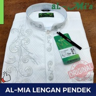 Baju koko Al-mia MT original putih lengan pendek fashion muslim almia