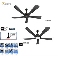 Panasonic F-M15GC Ceiling Fan Wifi / Wifan 5 Blade (60") F-M15GCVBKH / Siling Kipas WiFi 5 Bilah (60