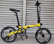 [NEW MATERIAL]PACIFIC FLUX 7.0 CHROMOLY FRAME HYRAULIC GEAR FOLDING BIKE 16*1 3/8 (1x10,10speed)**FR