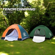 TENDA Camping Tent 4-5 Person Family Tent Picnic Tent Army Tent Single Layer lightweight practical C