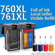 Canon 760 761 ink PG760XL CL761XL refillable ink cartridge Compatible for Canon TS5370