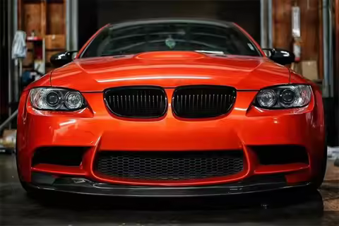 Carbon Fiber Body Kit Front Rear Lip Grill Mask assembly For BMW E90 E92 E93 M3 upgrade tail wing Ca