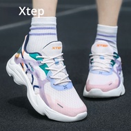 XTEP | รองเท้ากีฬาผู้หญิง XTEP รองเท้าวิ่งระบายอากาศได้ดี พื้นนุ่ม รองเท้าลำลอง รองเท้าเดิน รองเท้าก