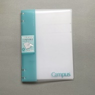 Kokuyo Campus khuôn viên trường 2x2 Vòng Gắn gáy B5 kích thước kẹp tài liệu lá lỏng sức chứa 40 tờ m