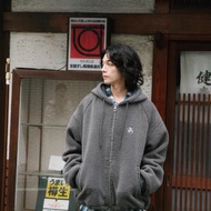 冬天的小熊 復古連帽羊羔毛外套