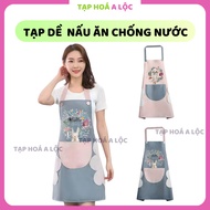 Thick waterproof Oxford fabric kitchen apron, convenient cooking apron waterproof apron apron kitche