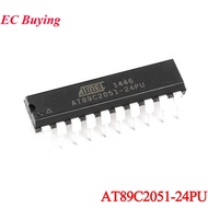 AT89C2051-24PU AT89C2051 DIP-20 8-bit Microcontroller 8051 2K Flash Chip IC