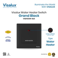Visalux Grand Series Water Heater Switch - Black Premium Switch/ (VSD1020N-BLK)