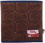 Marushin 3155000900 Mini Towel, Peko &amp; Poko Peko-chan Sweets Collection, Brown, Approx. 9.1 x 9.1 inches (23 x 23 cm)