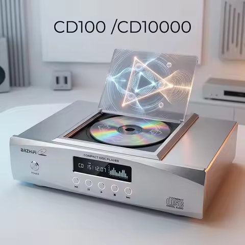 Sound Maker-BRZHIFI CD100&CD10000 Top-Loading CD Player Balance Output Digital Decoding HiFi CD Play