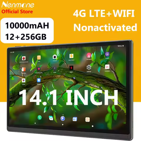 Unopened Global Version Nenmone Mpad14 14.1" Tablet android 14.1 inch Octa Core 10000mAH Battery 4G 