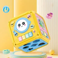 Baby 5 Sensory Hexahedral Motor Toys 0 Educational Boys Girls Side Puzzle - Children's Years