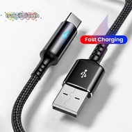 TRACYILLOIAN Micro USB Cable, 25cm Nylon USB Type C Cable,  Short Portable Fast Charging Data Cable