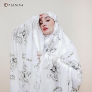 Tersedia Mukena Lakeya X Zianisa Floris Bahan Premium Silk Dewasa Jumbo Mukenah Travel Umroh Haji