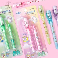 SHANRONG Invisible Pen With Refills, Mysteriously Disappearing Led UV Lamp Cute Invisible Marker, Fu