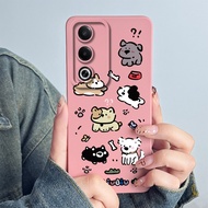 เคสสำหรับ OPPO A3 Pro 5G เคส A80 CPH2639เคสซิลิโคนแบบนิ่ม OPPOA80 A3pro เลนส์เพ้นท์แฟชั่นเคสห่อหุ้มเ