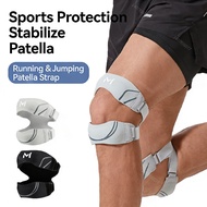 1PCS Adjustable Patella Knee Strap for Pain Relief – Dual Silicone Pads for Running,Basketball, Hiki