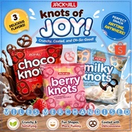 JM FG-0112 | Jack n' Jill | 3 PACKS | Choco Knots | Berry Knots | Milky Knots [28G] ][X]