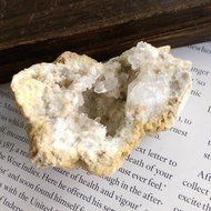 Crystal 雲貴川產地 白水晶小晶洞 原皮 閃靈晶洞 天然礦石 原礦