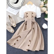 Driss Ansk 2026 Drs Fashion Latest Children 2025 Korean Style Dresas Tanggung Modern Women's Dresses