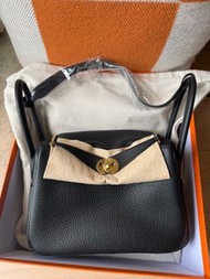 Hermes Lindy 26 cc89 黑金 tc w