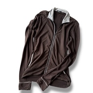 BEAMS /Vintage Track Jacket Jersey Simple One-Tone brown