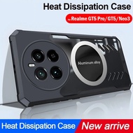 Casing For Realme GT 5 Pro GT Neo 5 SE 3T 2 3 Case Transparent Clear Heat Dissipation Protection Cov