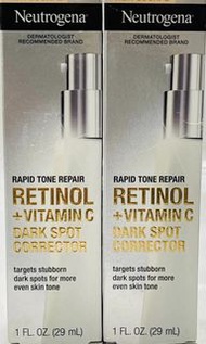 Neutrogena Retinol + Vitamin C dark spot corrector serum 露得清維C 加A 醇美白淡斑,黑眼圈 精華